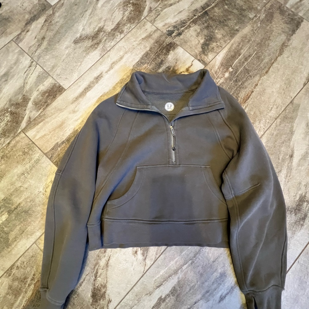 Lululemon funnel neck scuba quarter zip